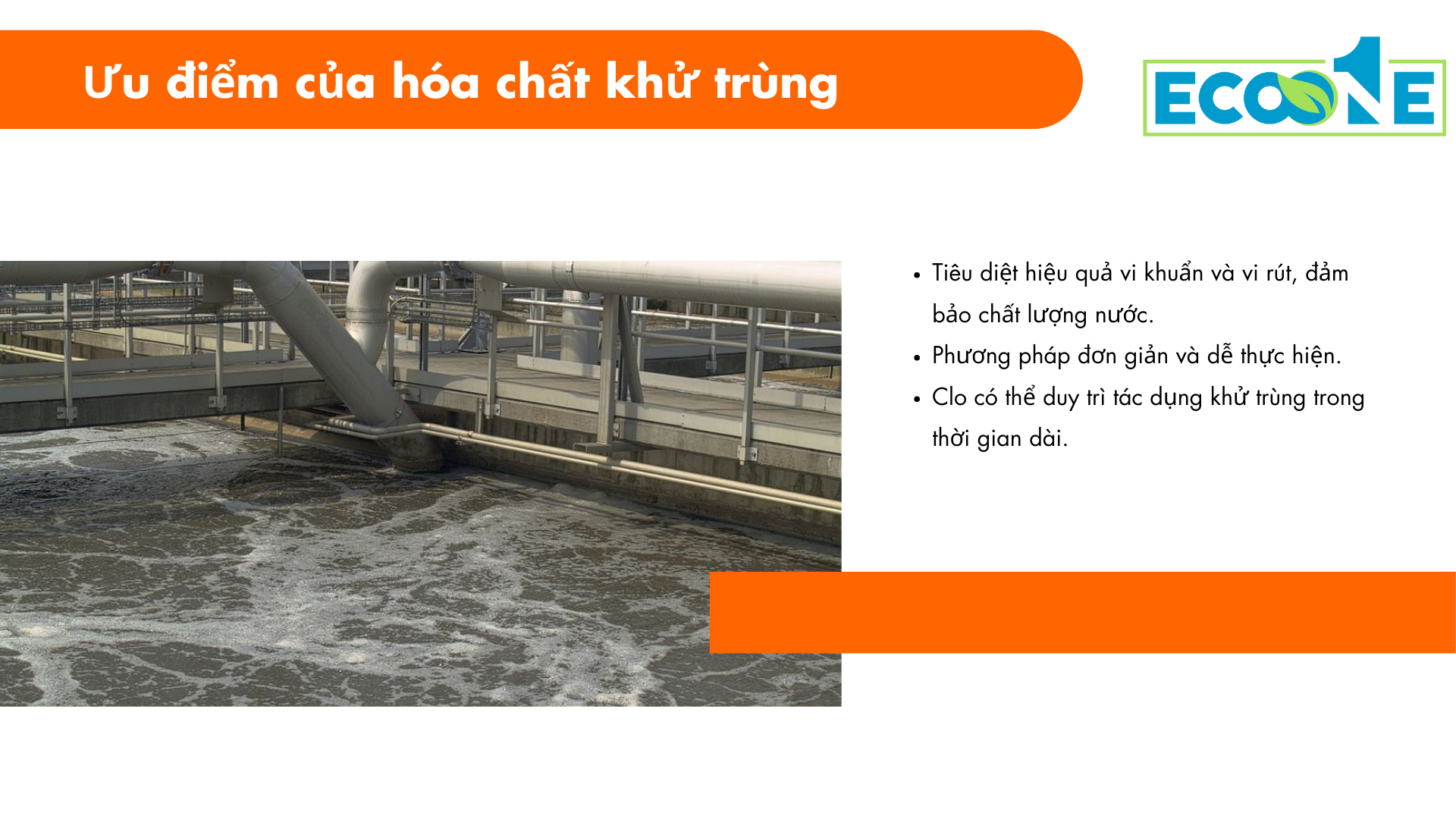 Ưu điểm của hóa chất khử trùng